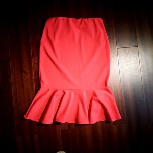 Hot pink mermaid skirt